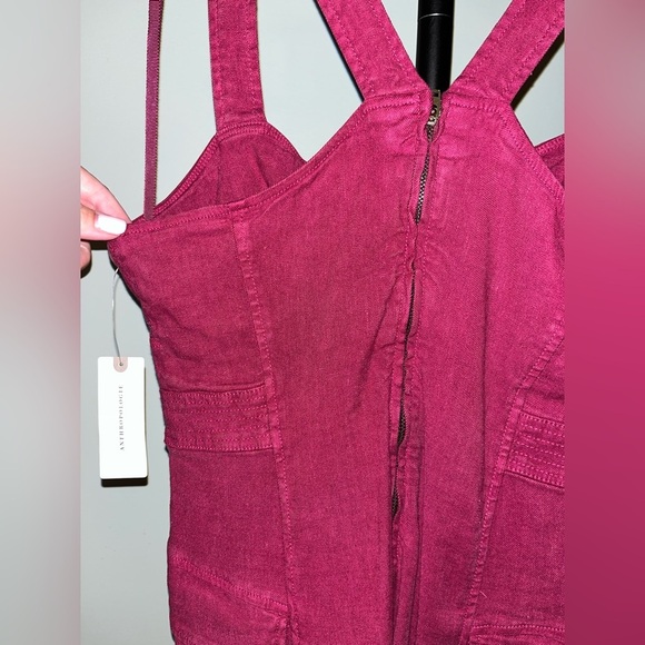 Anthropologie Square-Neck Mini Dress NWT | size 8 - Picture 3 of 9